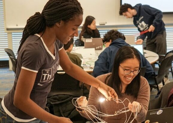 MIT students explore the practical application of electromagnetic concepts through 8.02 (Electricity and Magnetism) class experiments.