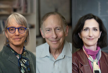 Side-by-side headshots of Nancy Kanwisher, Robert Langer, and Sara Seager